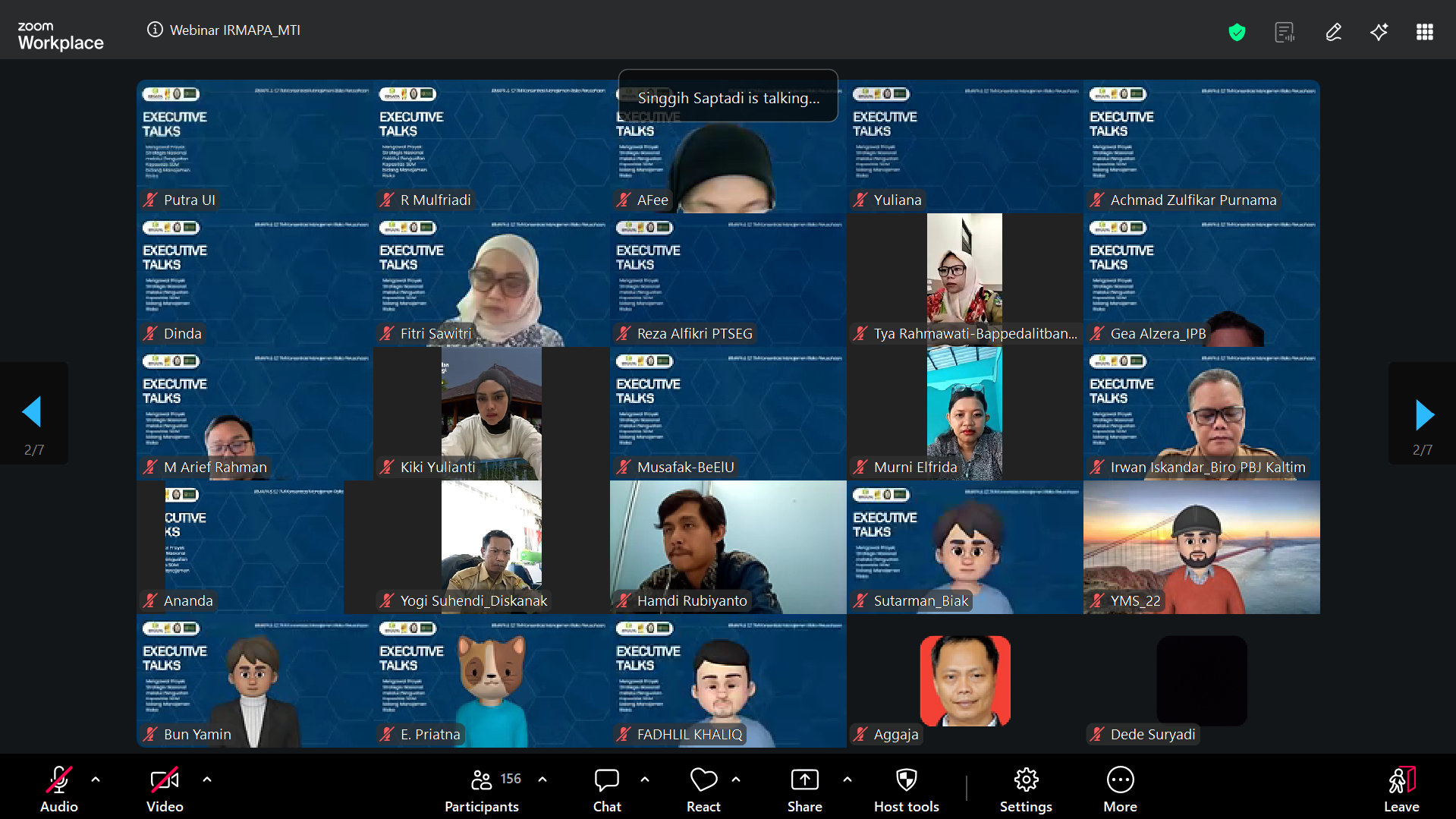 Press Release Webinar IRMAPA-Undip “Mengawal Proyek Strategis Nasional Melalui Penguatan Kapasitas SDM Bidang Manajemen Risiko”